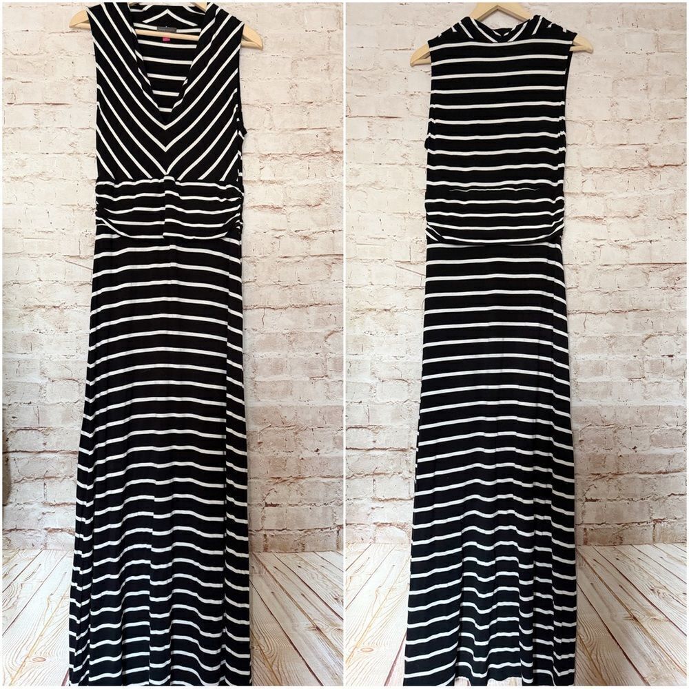Vince Camuto striped maxi dress
